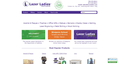 Desktop Screenshot of lazerladies.com